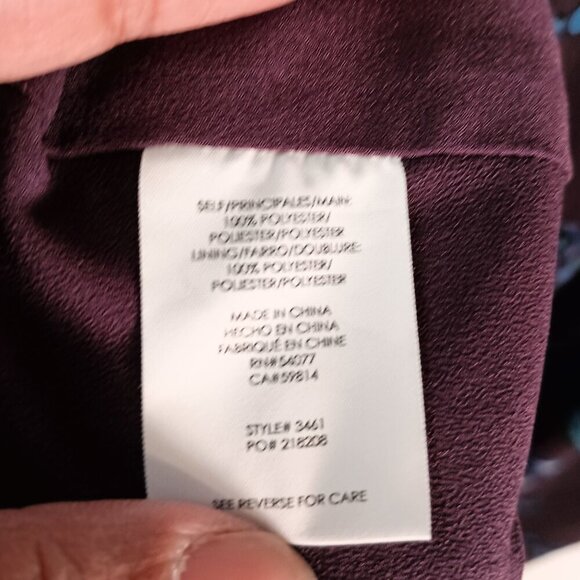 Cabi 3461 Women's V-Neck Paisley Floral Treasure Dress size 8 - Picture 4 of 8